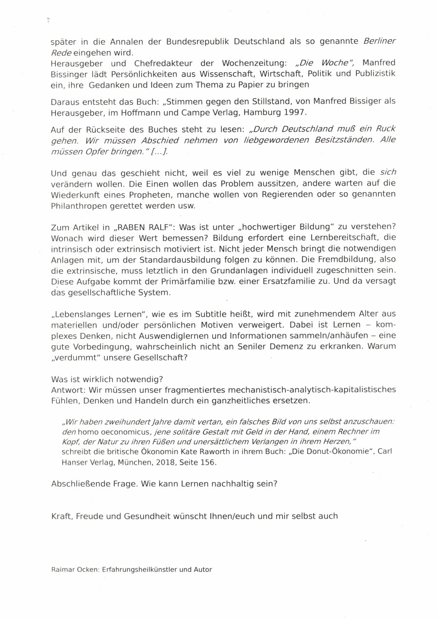 Brief an Grüne Liga Berlin e.V. Teil 2
